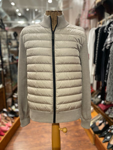 Canada Goose Tan Mixed quilt pattern Zip front Jacket – Sola Lucy