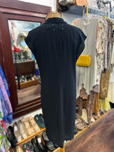 Load image into Gallery viewer, Maison Margiela Black Viscose pleated drape Dress
