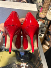 Load image into Gallery viewer, Jimmy Choo Red Patent Leather  point toe Pump, Box Included, Size 35.5 Shoe
