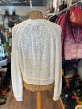 Load image into Gallery viewer, Rag &amp; Bone Off white Wool Blend knit cardigan Sweater, Size L
