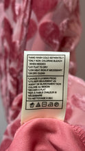 Load image into Gallery viewer, Betsy Johnson Pink Rayon Blend Hearts strappy midi Dress
