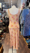 Load image into Gallery viewer, Tova Celine pink &amp; yellow Silk floral paisley midi tank Dress, Size S
