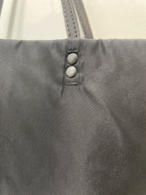 Load image into Gallery viewer, Prada Black Nylon tessuto Size large tote side traingle Purse
