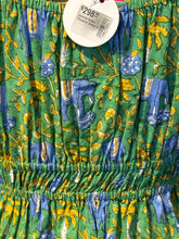 Load image into Gallery viewer, CJ Laing Green and Blue Blend Elephant Short sleeve NWT Dress

