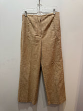 Load image into Gallery viewer, Veronica Beard Beige Cotton Blend Tweed Wide Leg Pant, Size 8
