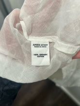Load image into Gallery viewer, Apiece Apart White Cotton Longsleeve slip attached Dress, Size XS
