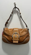Load image into Gallery viewer, Coach Tan Leather silver hardware Purse
