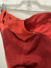 Load image into Gallery viewer, Conscious Clothing Orange &amp; Red Organic Cotton white stitching Pant, Size S
