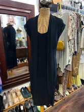 Load image into Gallery viewer, Maison Margiela Black Viscose pleated drape Dress
