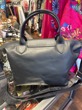 Load image into Gallery viewer, Longchamp Black Leather multi strap option Purse
