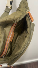 Load image into Gallery viewer, MZ Wallace Khaki quilted fanny pack Purse
