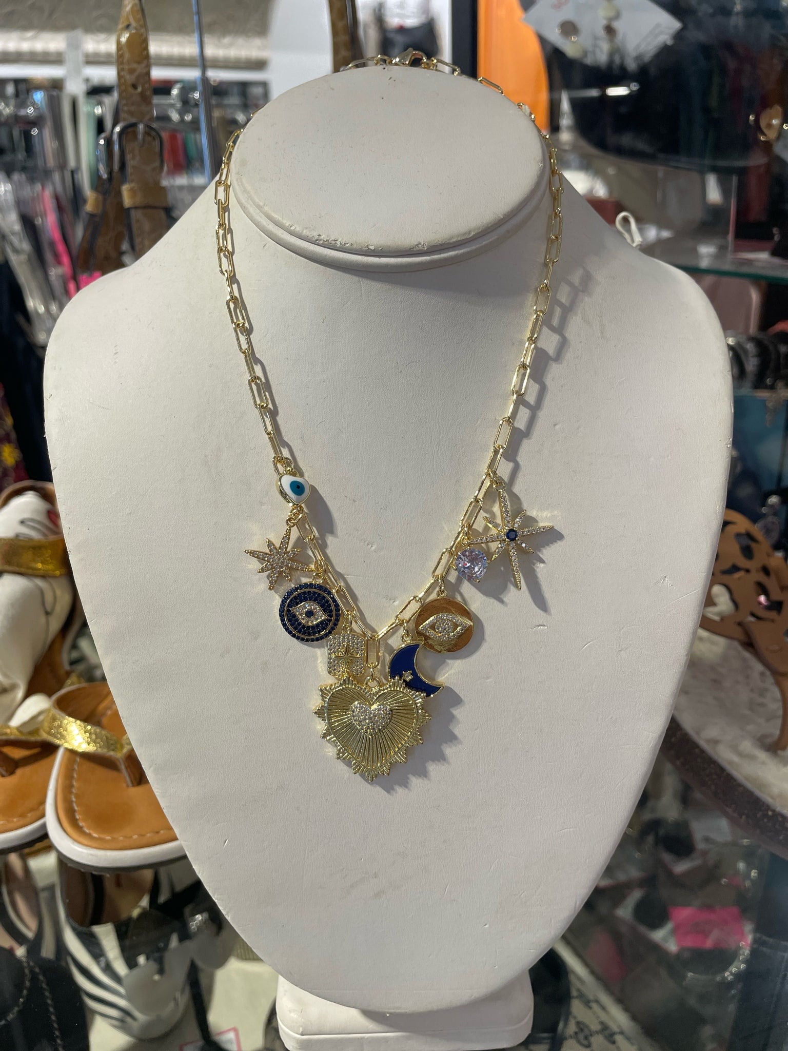 jennifer miller Gold Gold Plated CZ Necklace