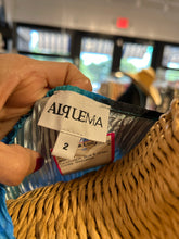 Load image into Gallery viewer, Alquema Blue &amp; Green Crinkle Sleeveless Dress, Size 2=M
