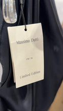 Load image into Gallery viewer, Massimo Duti black viscose/wool sleeveless Avant Garde dress, Size  S
