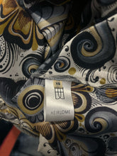 Load image into Gallery viewer, Heirlome multicolor Silk Psychadelic Longsleeve Buttons Top

