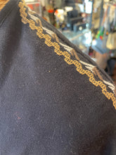Load image into Gallery viewer, Johnny Was Black embroidery Poncho Sweater, Size XS
