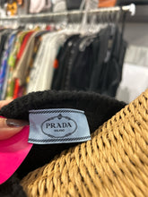Load image into Gallery viewer, Prada Black Cashmere Blend vneck chunky Sweater
