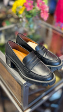 Load image into Gallery viewer, Coach Black Leather Chunky loafer, Size 6
