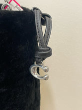 Load image into Gallery viewer, Coach Black Shearling Small crossbody Purse
