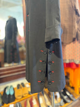 Load image into Gallery viewer, INSIGHT Black Rayon Blend contrast stitching Buttons Coat, Size 10
