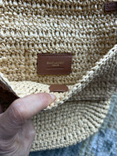 Load image into Gallery viewer, Saint Laurent Natural Raffia Logo Large Purse, duster included
