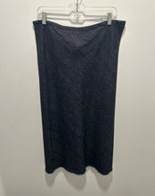 Load image into Gallery viewer, Erica Tanov Dark Wash cotton &amp; elastane Drawstring waist raw hem Skirt, Size 2=M
