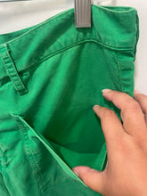 Load image into Gallery viewer, Nili Lotan Green Cotton Blend barrel Pant, Size 10
