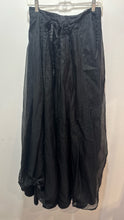 Load image into Gallery viewer, Krista Larson Black Silk maxi adjustable waist Skirt, Size O/S
