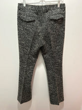Load image into Gallery viewer, Burberry Black &amp; White Wool Tweed Pant, Size 42
