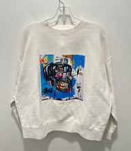 Load image into Gallery viewer, jean-michel basquiat White Art Deco Sweater, Size M
