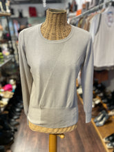 Load image into Gallery viewer, Oska Beige Silk and cashmere Longsleeve Sweater, Size 1=Small
