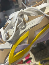 Load image into Gallery viewer, adidas x Stella McCartney white,yellow &amp; purple silicone Size 9 sneaker Shoe
