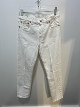 Load image into Gallery viewer, R13 White denim Blend w/stitching Jeans, Size 28
