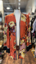 Load image into Gallery viewer, ETRO Tumeric Silk Blend Floral print layering Top, Size 42
