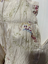 Load image into Gallery viewer, Vintage Johnny Was Champagne Silk Floral Longsleeve Buttons Top, Size L
