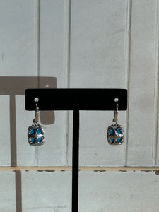Gabriel & Co. silver & blue 925 Turquoise Earrings