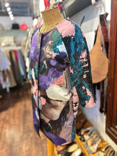 Load image into Gallery viewer, MSGM multicolor Poly Blend Abstract Buttons shortsleeve Jacket

