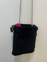 Load image into Gallery viewer, Coach Black Shearling Small crossbody Purse
