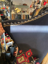 Load image into Gallery viewer, Johnny Was Black embroidery Poncho Sweater, Size XS
