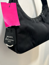 Load image into Gallery viewer, Prada Black Nylon  Mini shoulder Purse
