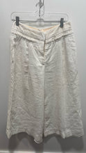 Load image into Gallery viewer, Armani Collezioni Ivory Linen Wide Leg Pant
