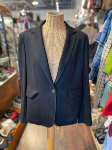 Rag & Bone Black Wool Classic Blazer, Size 12