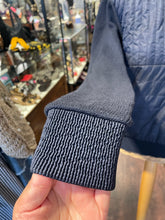 Load image into Gallery viewer, MONCLER Navy blue Knit solid half button Nylon front Sweater, Size S
