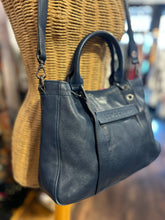Load image into Gallery viewer, Longchamp Blue Leather multi strap option Purse
