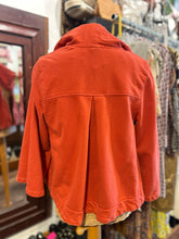 Load image into Gallery viewer, Prarie Underground Orange Organic Cotton zip up Hoodie Jacket
