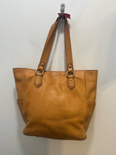 Load image into Gallery viewer, Aeon Camel Leather Tote W/badge, AS IS Wear, duster incl.
