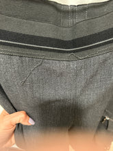 Load image into Gallery viewer, Cop Copine dark grey Poly Blend zippers scrunch tie detail stretch waist Pant, Size 38
