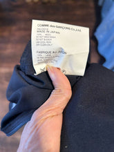 Load image into Gallery viewer, Comme des Garcons Navy Wool peter pan collar Dress
