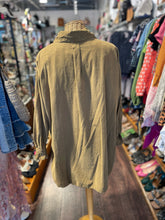 Load image into Gallery viewer, CP Shades Tan mini cord long cut Button Up Top

