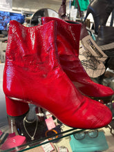 Load image into Gallery viewer, Proenza Schoulder Red Patent lambskin ankle boot, Size 42
